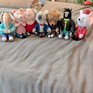 Movie "Sing" Ty Stuffed Animals Set - Multicolor